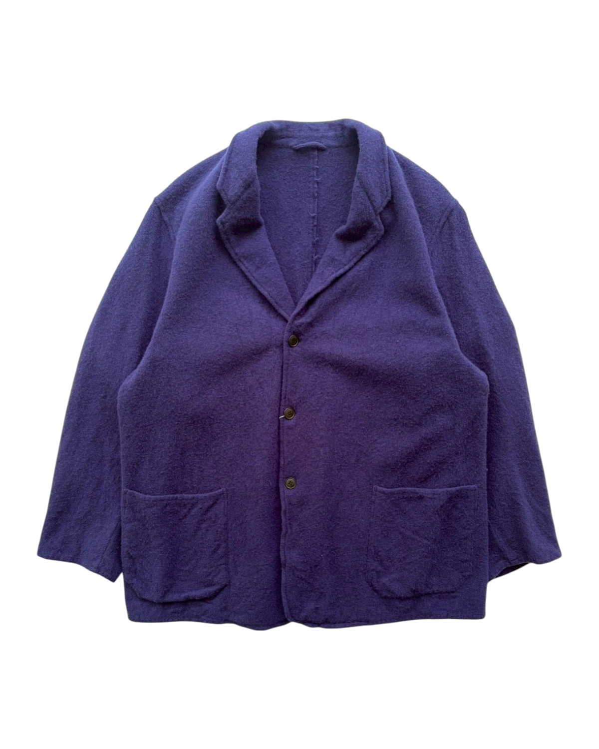 COMOLI の 縮絨ウール ジャケット (C03-01023)