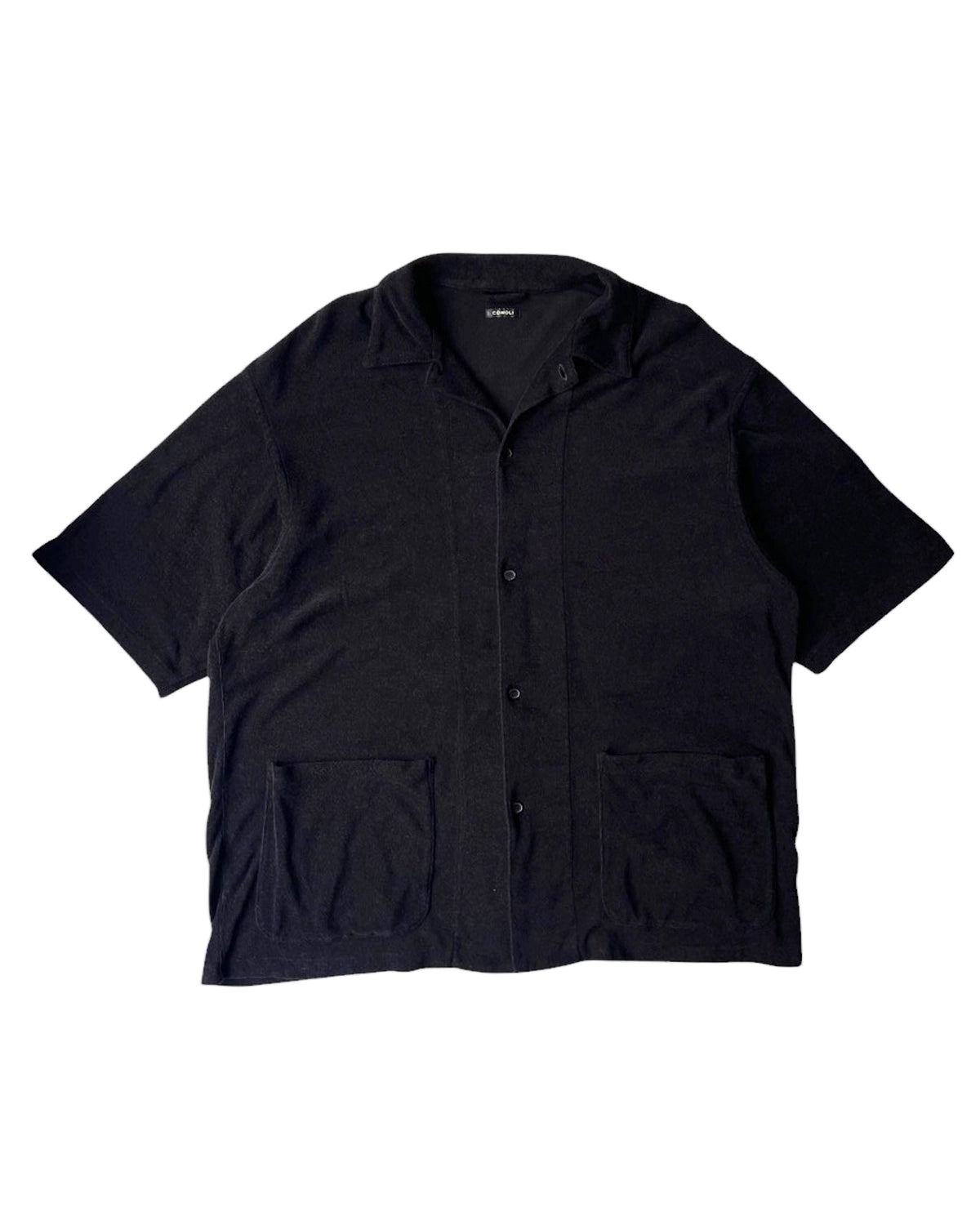 COMOLI の C/CA パイル 半袖シャツ (B01-05025)