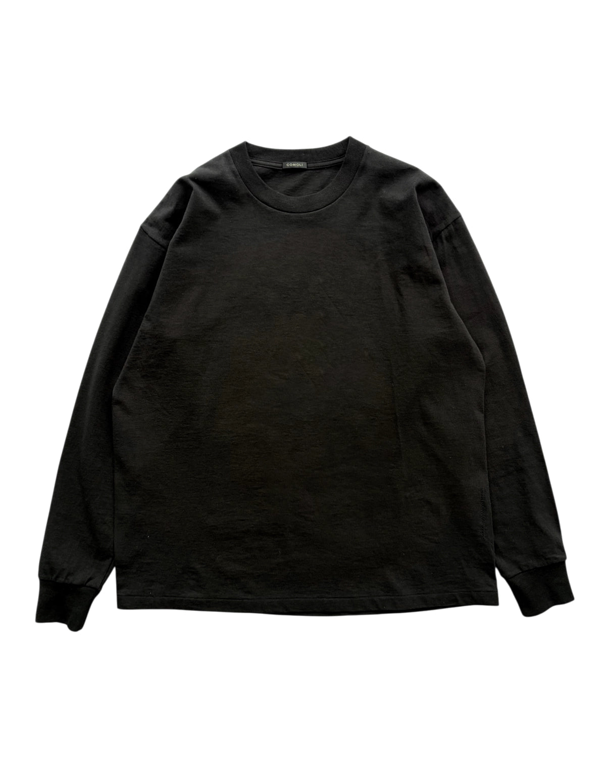 COMOLI のコットンジャージ 長袖Tシャツ (D01-05012)