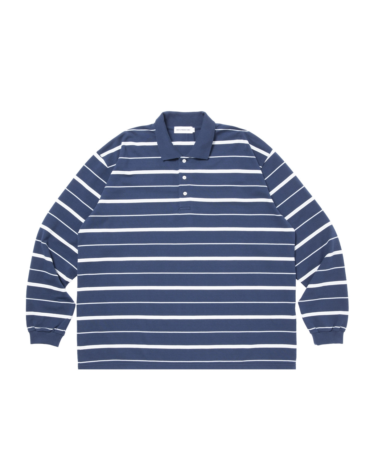 トップス COOTIE PRODUCTIONS BORDER L/S POLO S COOTIE PRODUCTIONS / Border L/S Polo 通販 正規代理店