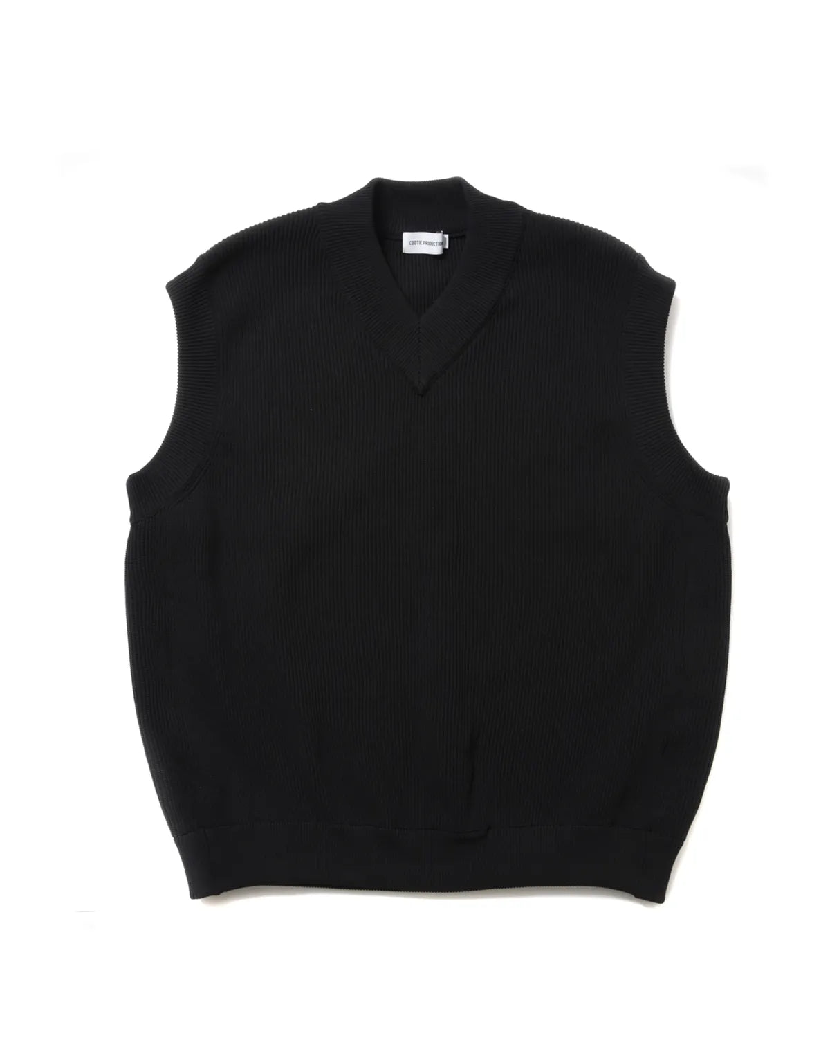 トップス Solotex Tilden Knit Vest (BLACK) COOTIE PRODUCTIONS トップス Solotex Tilden Knit Vest (BLACK) COOTIE PRODUCTIONS