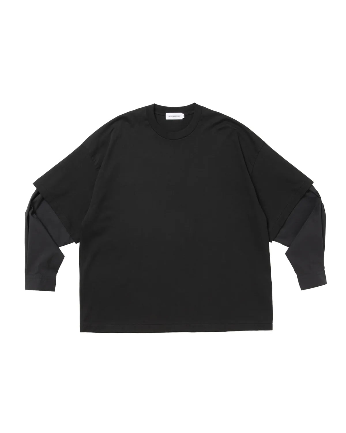 COOTIE PRODUCTIONS の Spqnish Pima Layered Sleeve Boxy L/S Tee (CTE-26A303)
