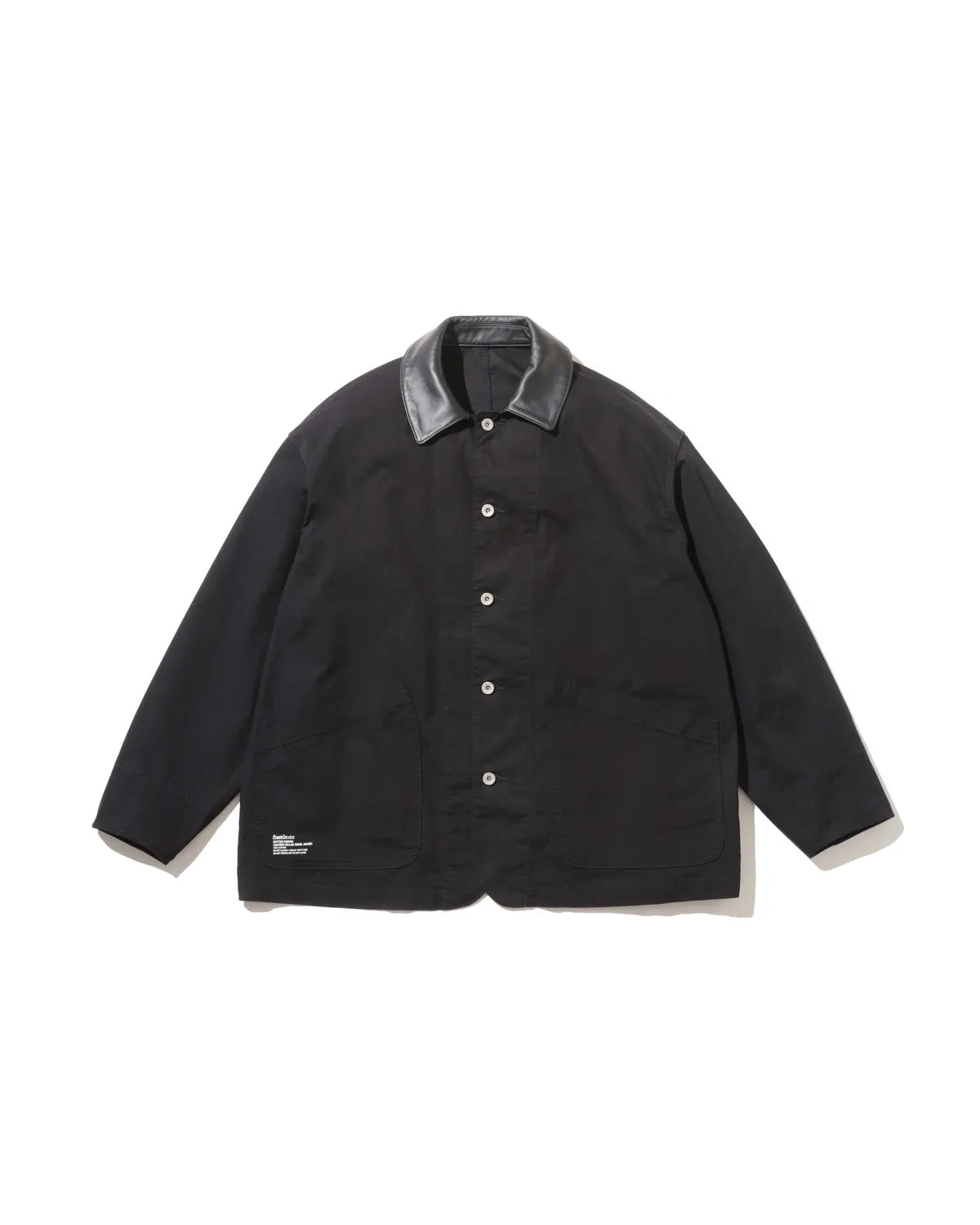 FreshService / COTTON CANVAS LEATHER COLLAR WORK JACKET (FSC263-30032)