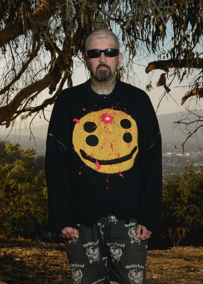 ©︎SAINT Mxxxxxx / × Cactus Plant Flea Market CP_CREW KNT/SMILE (SM-YS1-0000-C07)