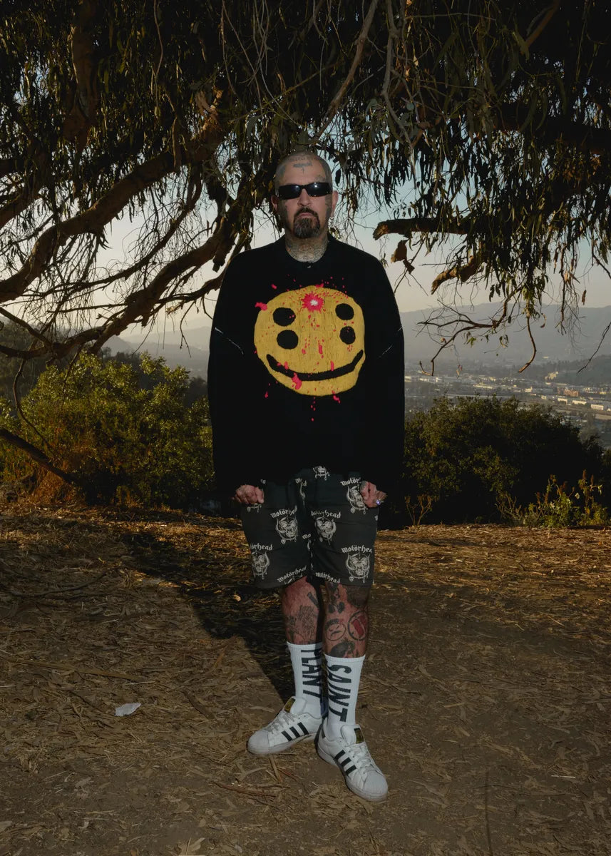 ©︎SAINT Mxxxxxx / × Cactus Plant Flea Market CP_CREW KNT/SMILE (SM-YS1-0000-C07)