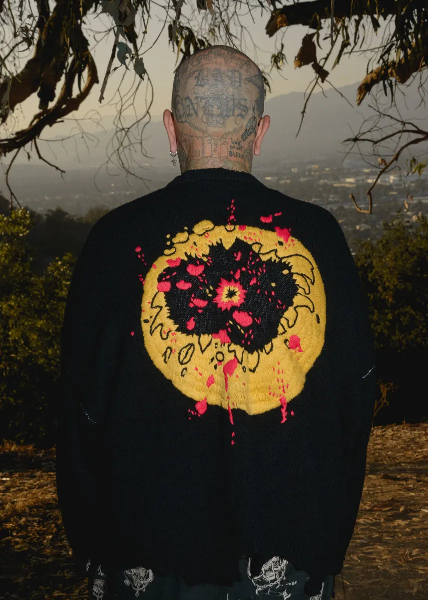 ©︎SAINT Mxxxxxx / × Cactus Plant Flea Market CP_CREW KNT/SMILE (SM-YS1-0000-C07)