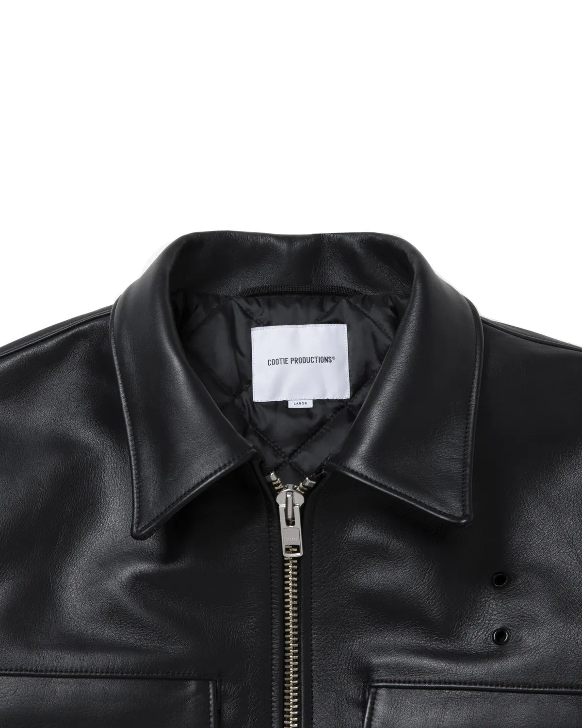 COOTIE PRODUCTIONS® / Leather Policeman Jacket (CTE-25A225)