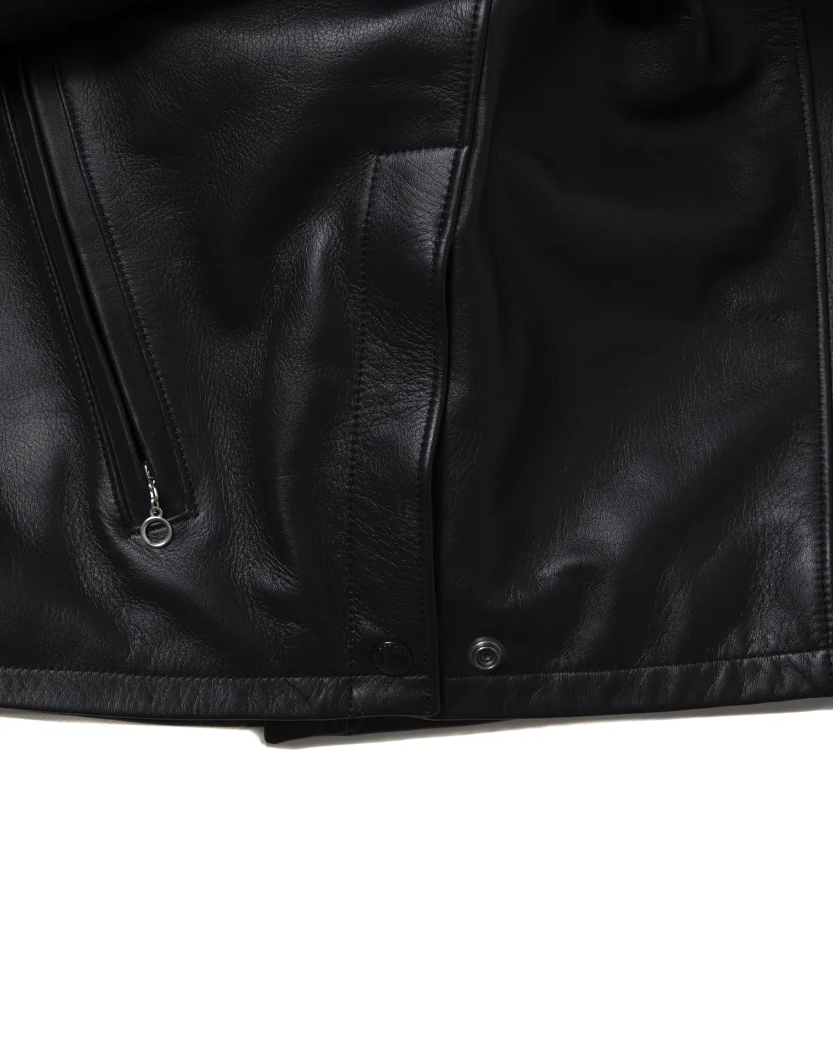 COOTIE PRODUCTIONS® / Leather Policeman Jacket (CTE-25A225)