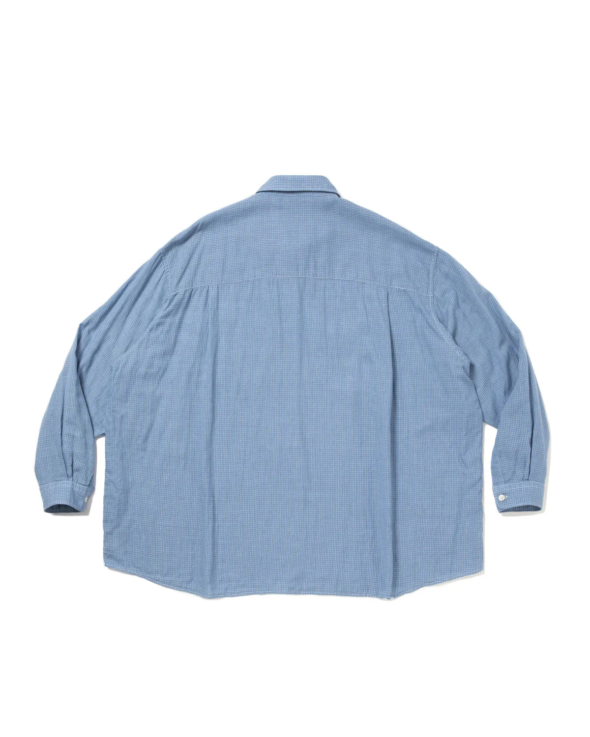 COOTIE PRODUCTIONS® / Double Gauze Check Oversized L/S Shirts (CTE-25A410)