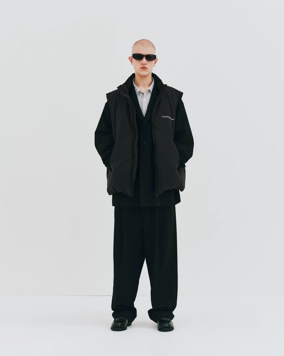COOTIE PRODUCTIONS / Wool Gabardine 2 Tuck Easy Trousers (CTE-26A105)