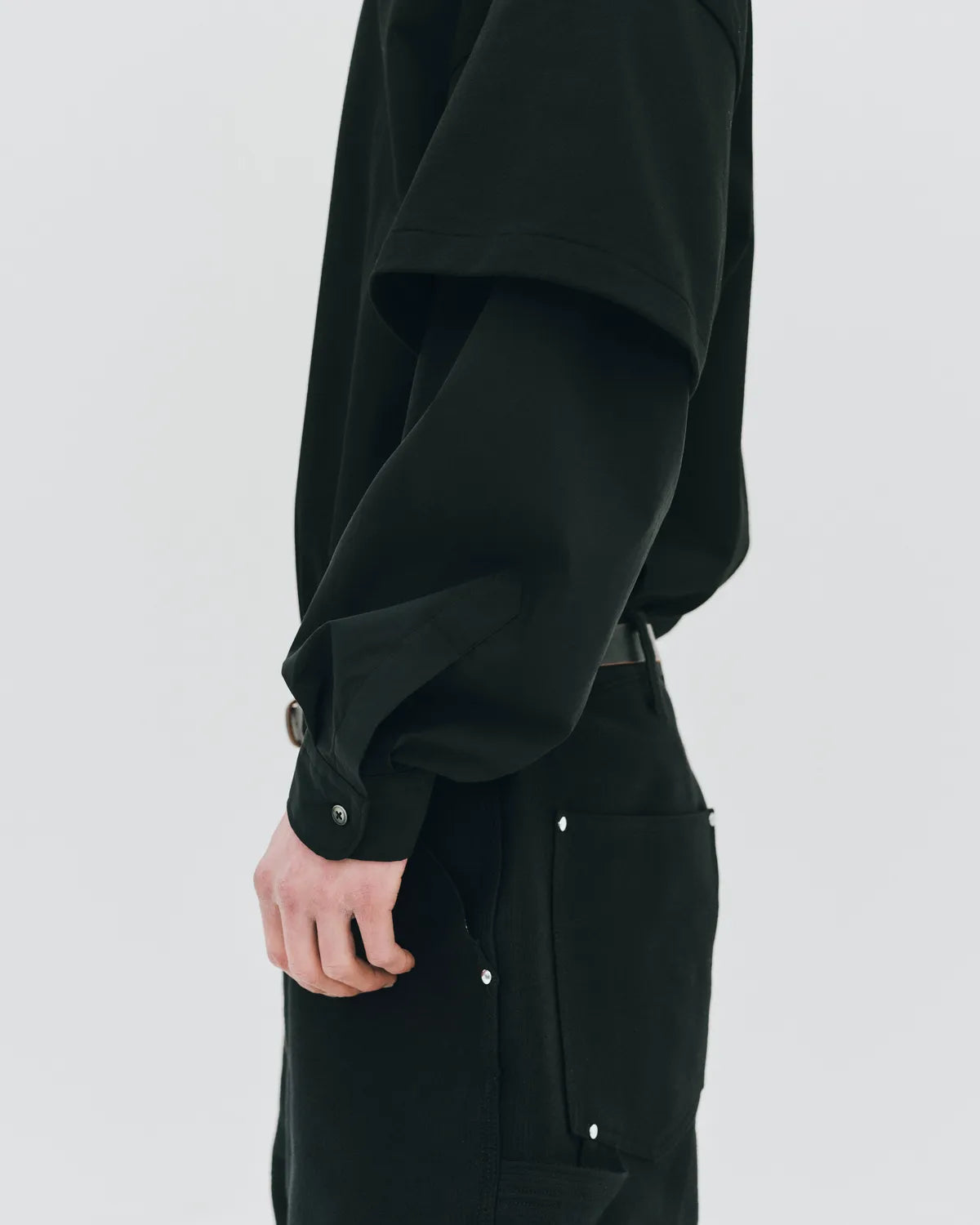 COOTIE PRODUCTIONS / Spqnish Pima Layered Sleeve Boxy L/S Tee (CTE-26A303)