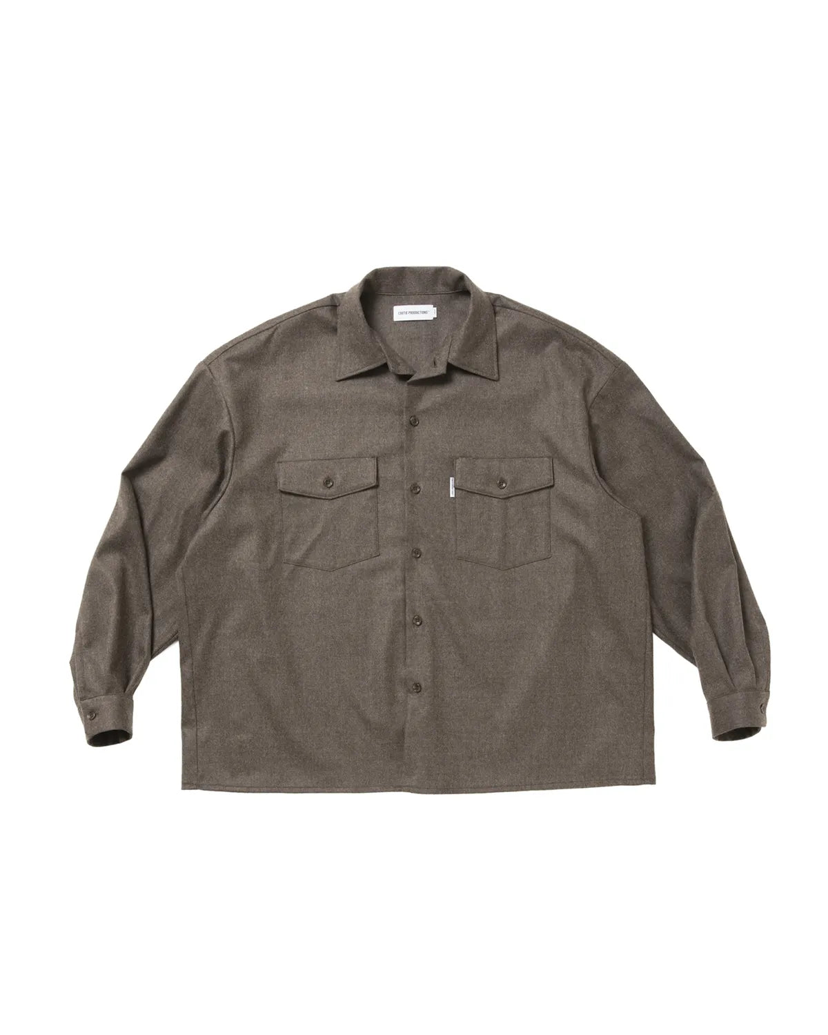 COOTIE PRODUCTIONS / Wool Flano L/S work Shirts (CTE-26A404)