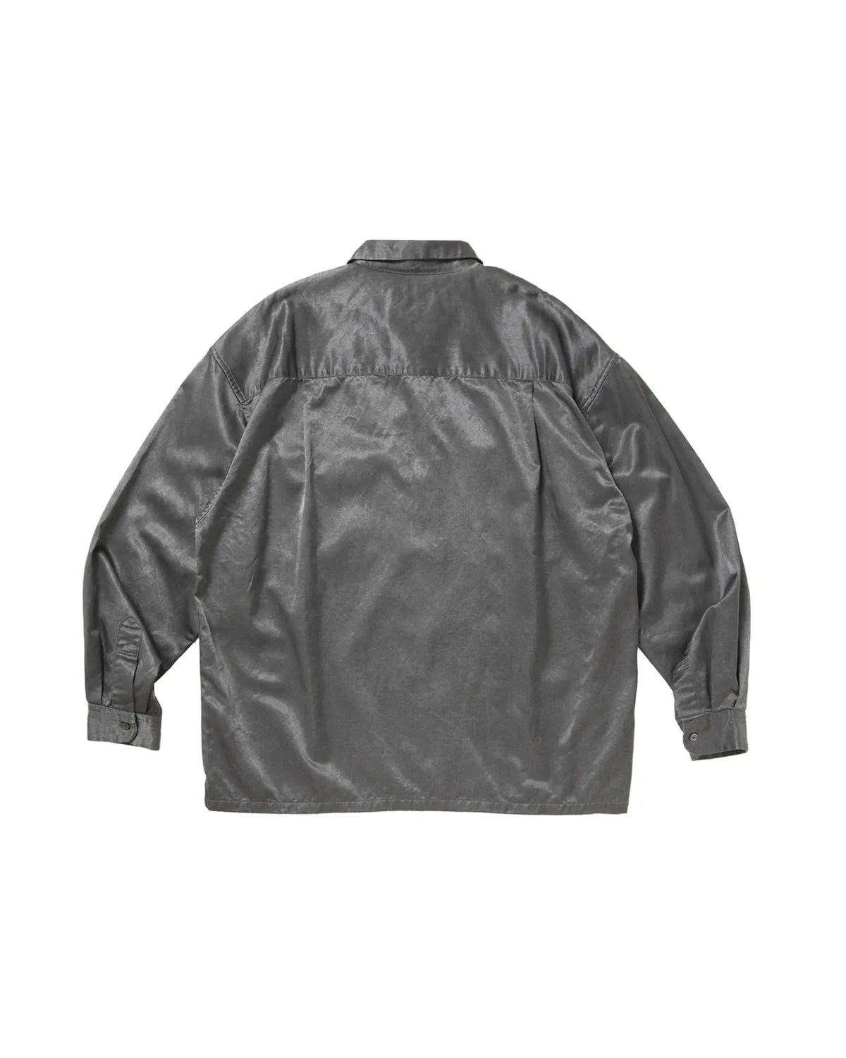 COOTIE PRODUCTIONS / Pigment Bleach V/C Satin L/S Board Shirt (CTE-26A407)