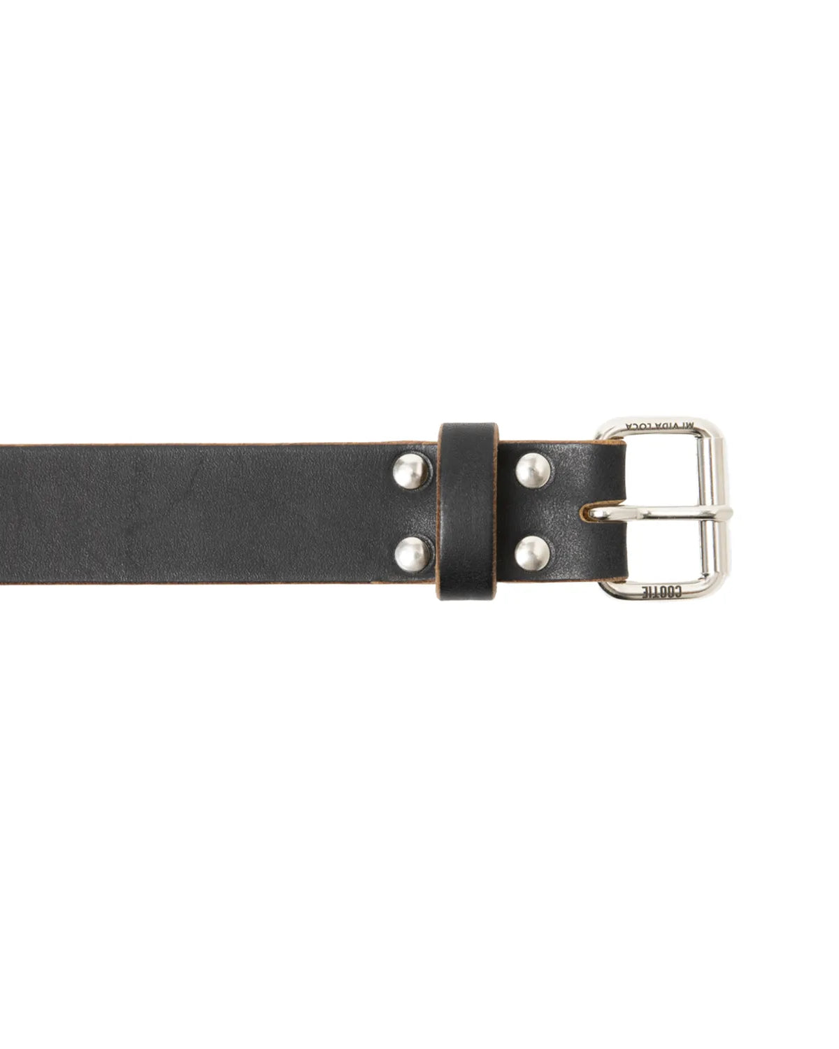 COOTIE PRODUCTIONS / Tea - Core Leather Narrow Belt (CTE-26A518)