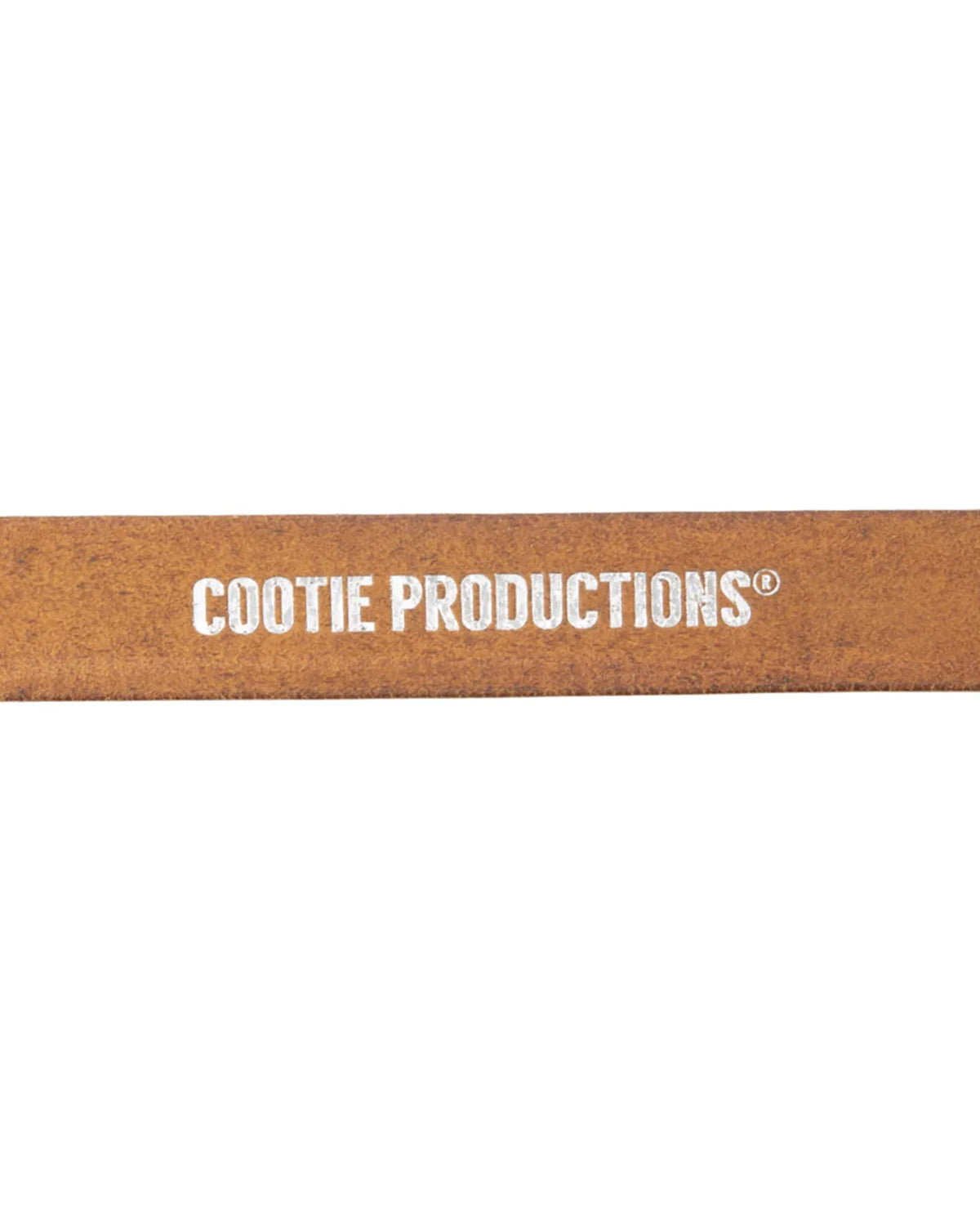 COOTIE PRODUCTIONS / Tea - Core Leather Narrow Belt (CTE-26A518)