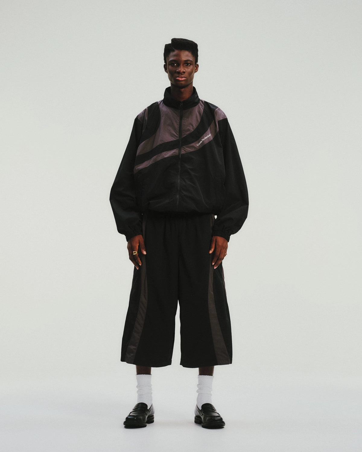 COOTIE PRODUCTIONS® / Nylon Paneling Track Jacket (CTE-26S208)