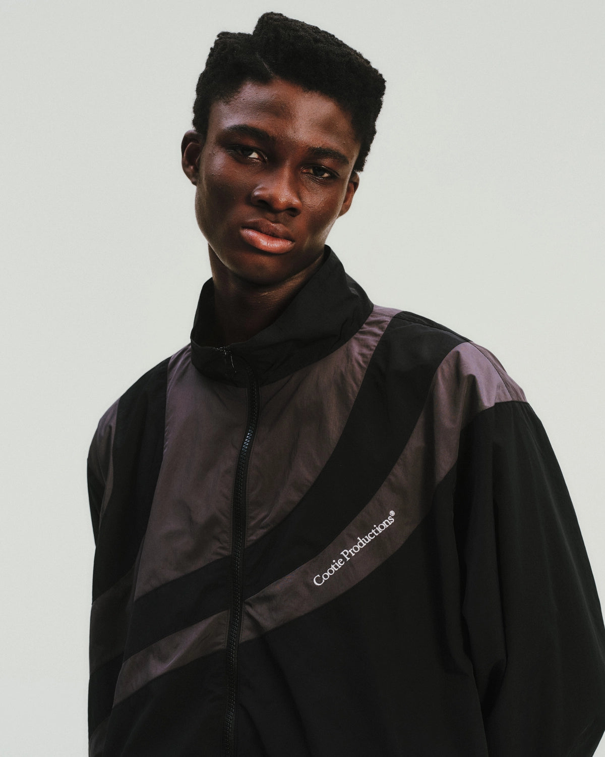 COOTIE PRODUCTIONS® / Nylon Paneling Track Jacket (CTE-26S208)