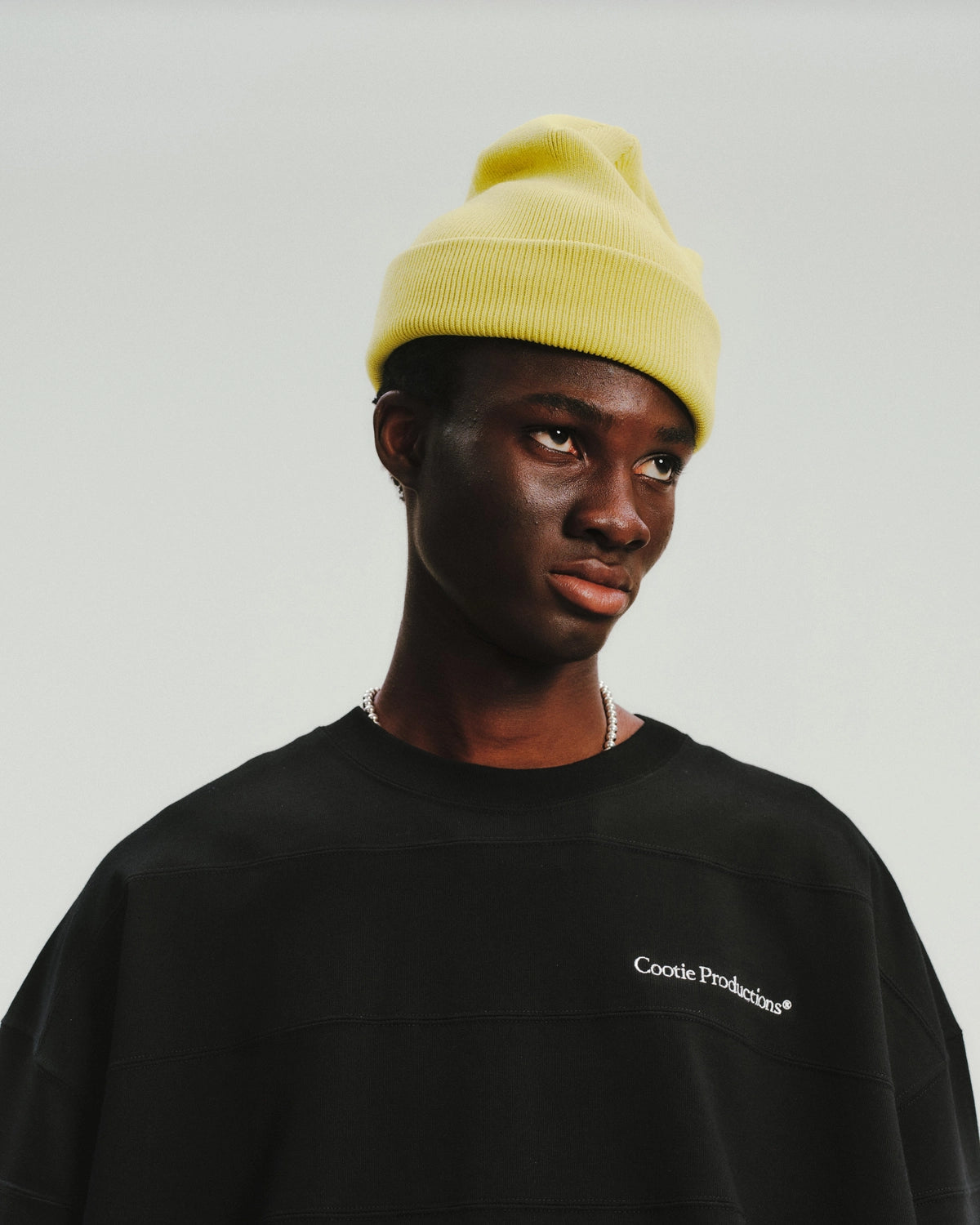 COOTIE PRODUCTIONS® / Plaited Jersey Paneling Border S/S Tee (CTE-26S310)