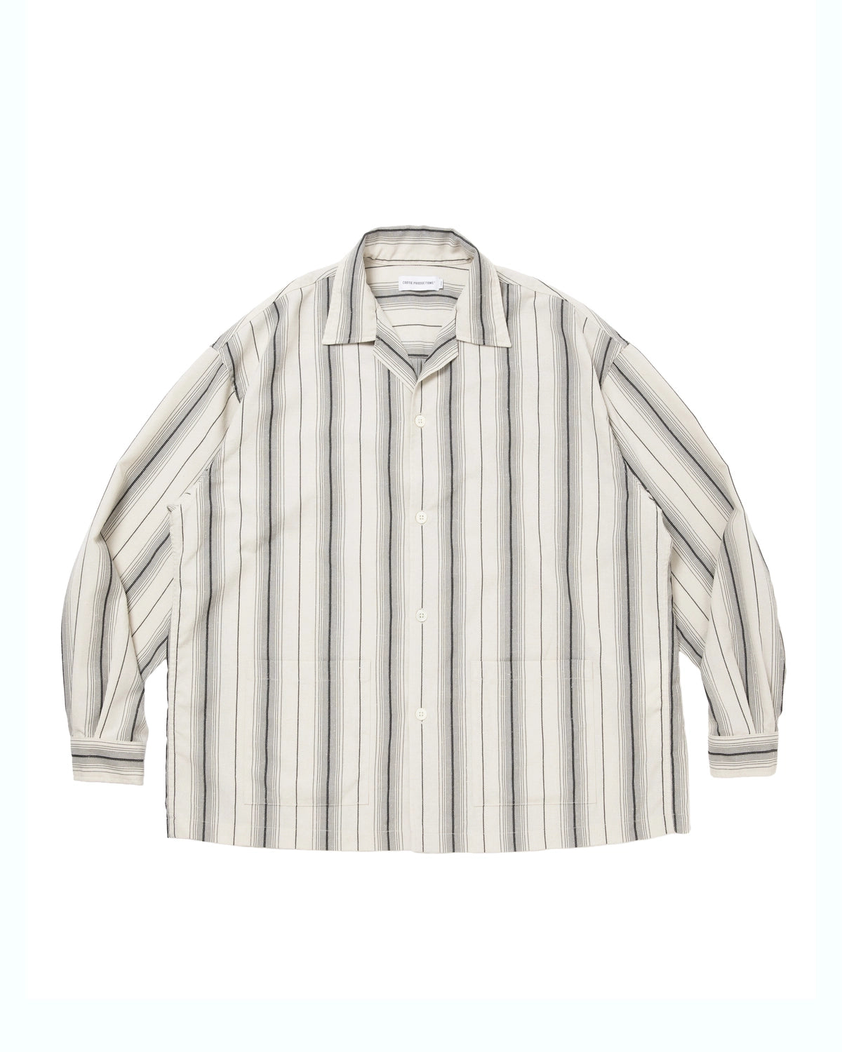 COOTIE PRODUCTIONS® / Dobby Chain Stripe L/S Cavana Shirt (CTE-26S413)