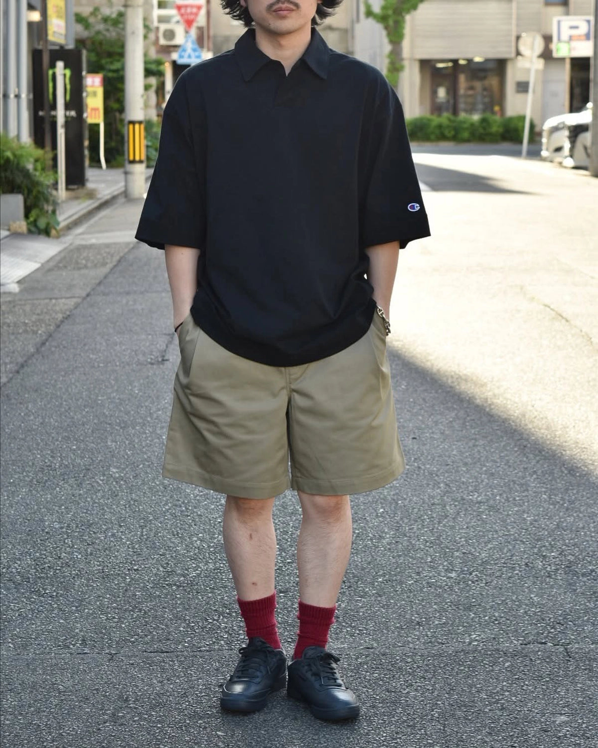 N.HOOLYWOOD COMPILE × Champion / POLO SHIRT (C8-B358)