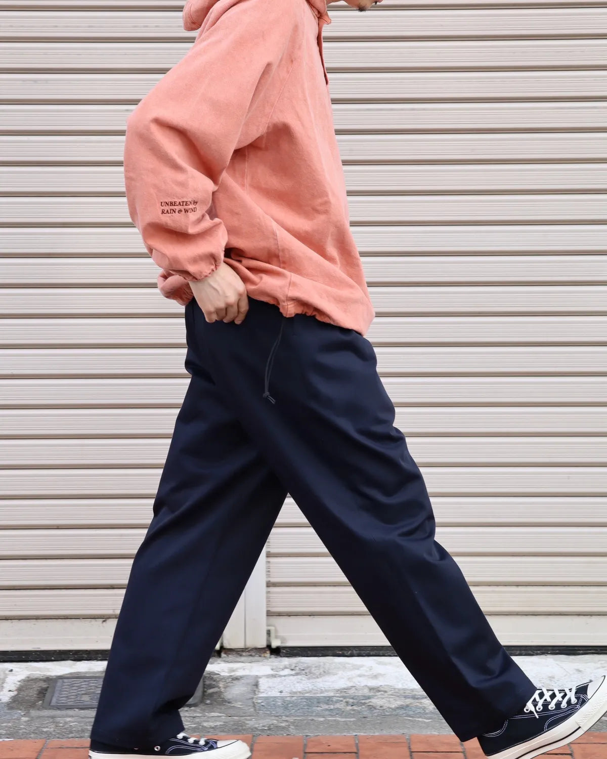 DESCENDANT / DC-3 ORGANIC COTTON TWILL TROUSERS (262TQDS-PTM01)