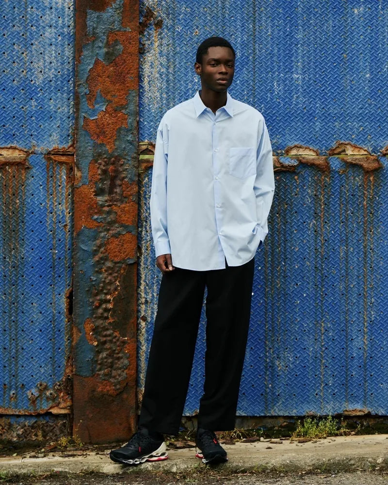 Graphpaper / ALMO L/S Oversized Regular Collar Shirt (GM242-50059N)