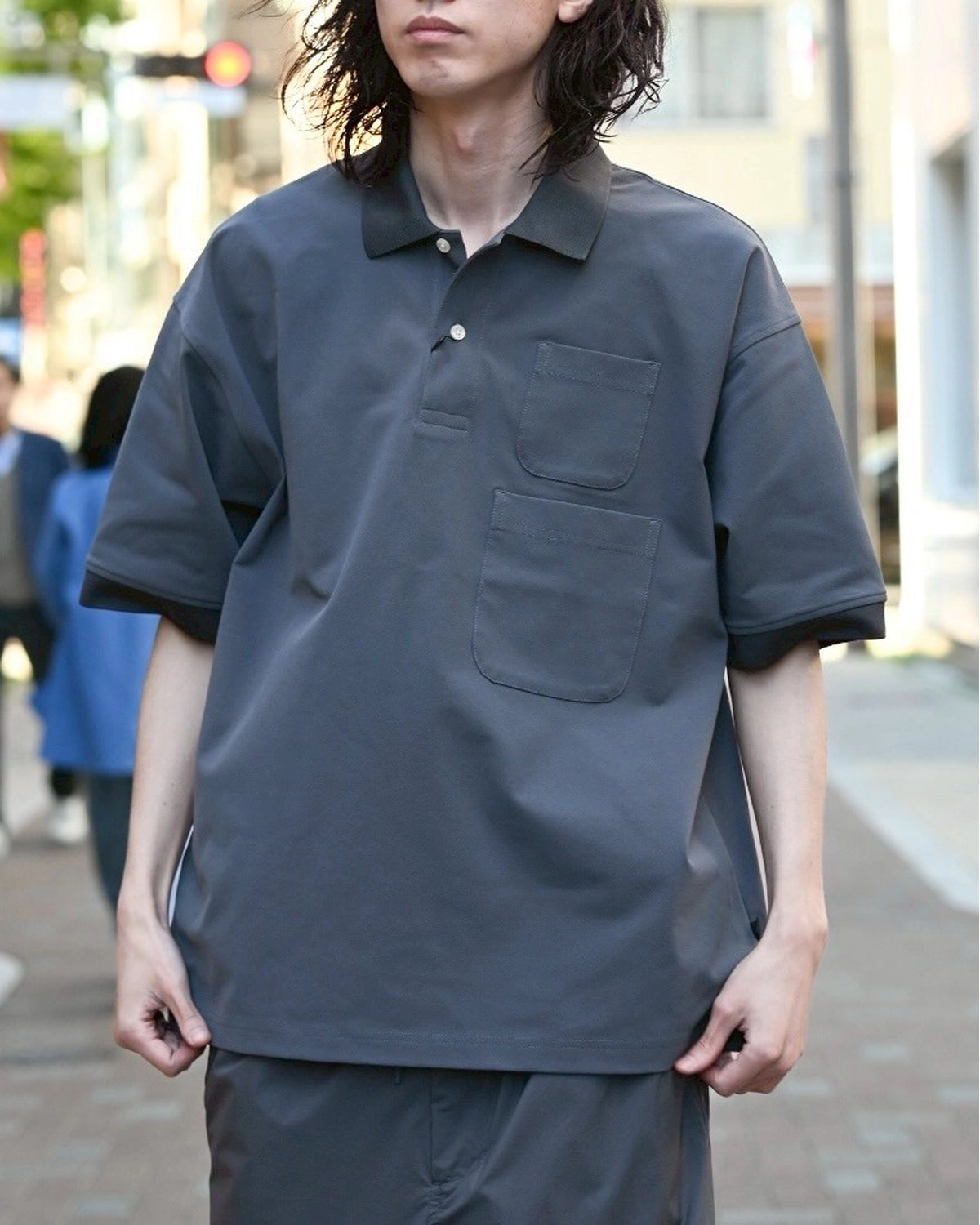 DAIWA PIER39 / TECH POLO SHIRT W/POCKET S/S (BE-37025)