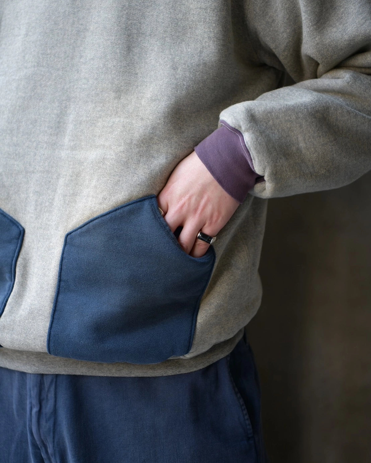 A.PRESSE / Vintage Attached Hood Sweat Parka (26SAP-05-15)