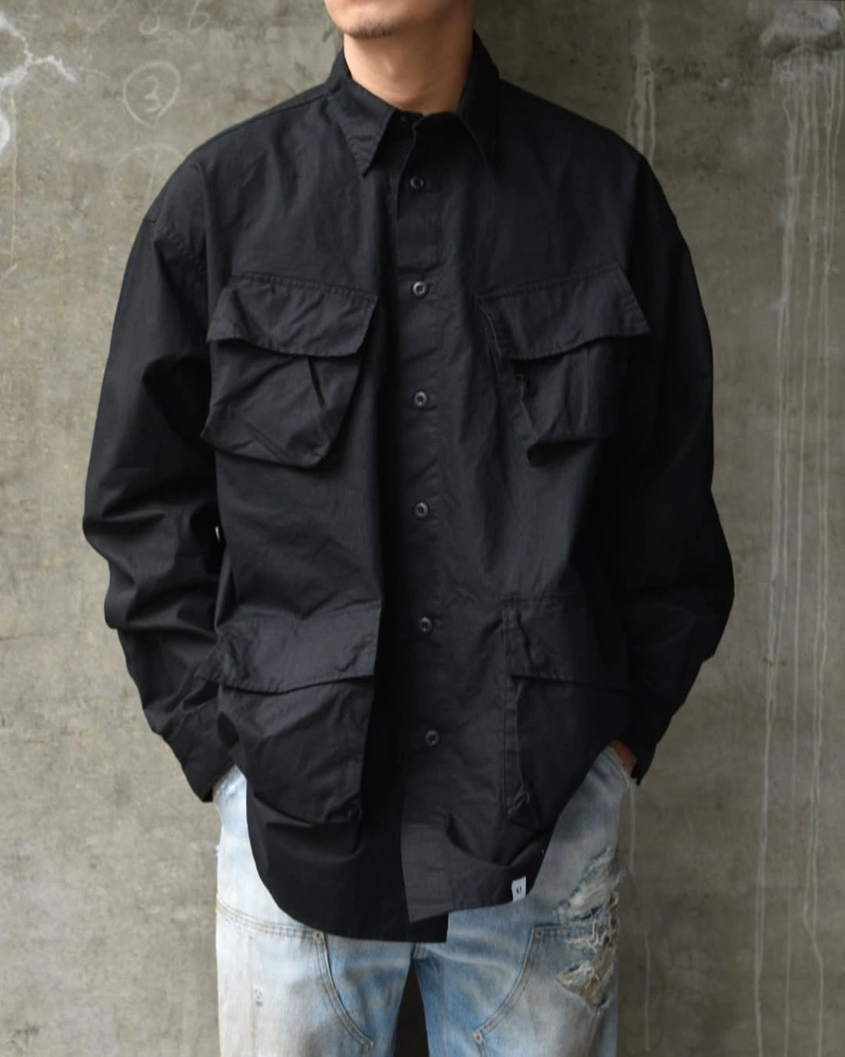 BEDWIN & THE HEARTBREAKERS / L/S BIG JUNGLE SHIRT "KOVE" (25SB1745)