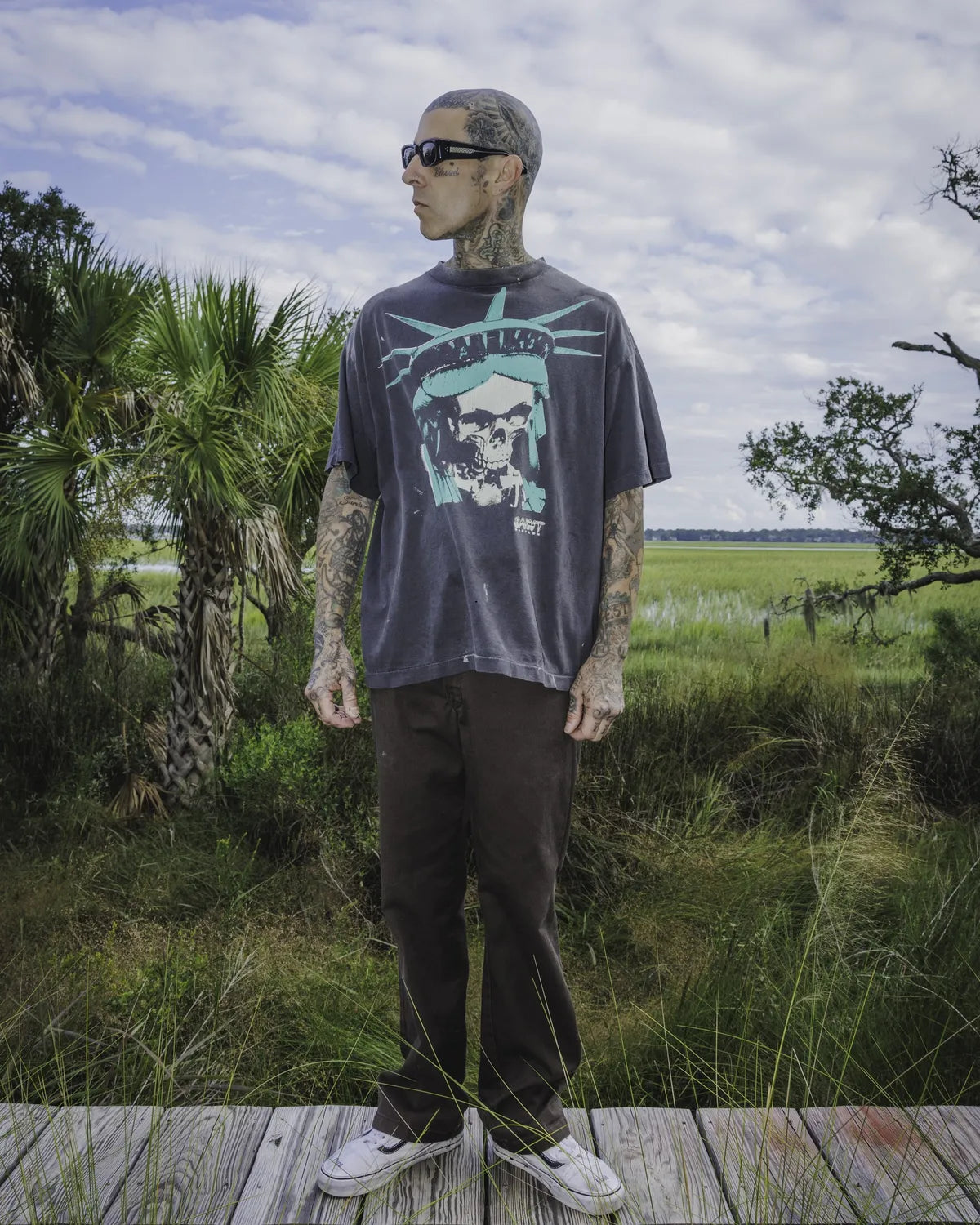 ©︎SAINT Mxxxxxx × BABYLON / BBLN_SS TEE_SAINT BABYLON (SM-HR1-0000-C47)