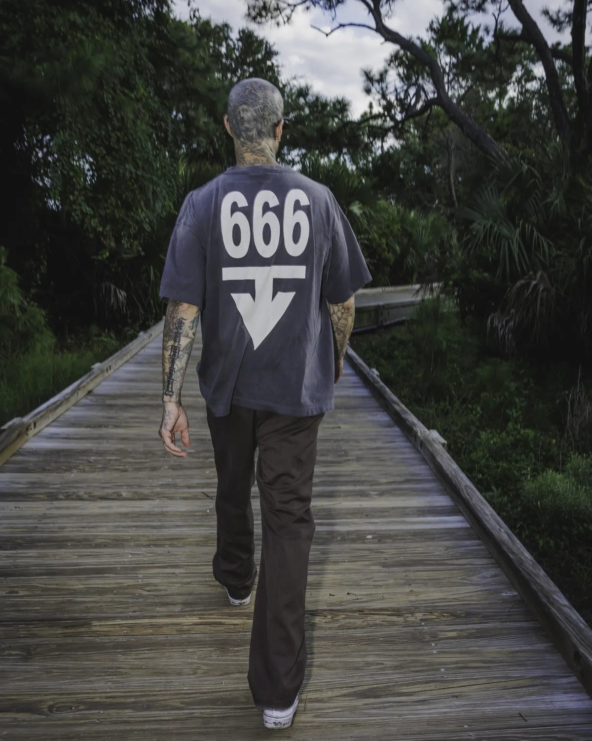 ©︎SAINT Mxxxxxx × BABYLON / BBLN_SS TEE_SAINT BABYLON (SM-HR1-0000-C47)