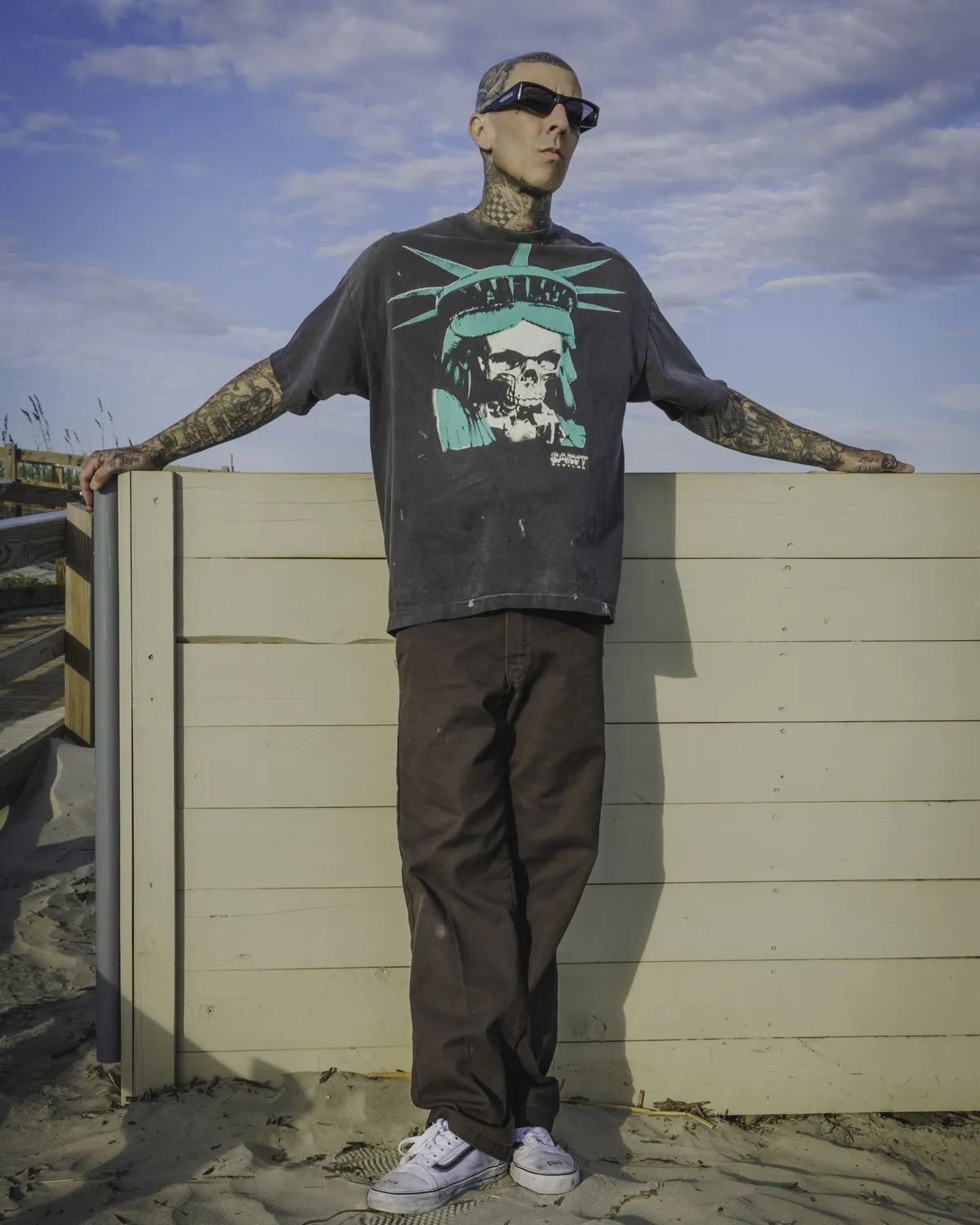 ©︎SAINT Mxxxxxx × BABYLON / BBLN_SS TEE_SAINT BABYLON (SM-HR1-0000-C47)