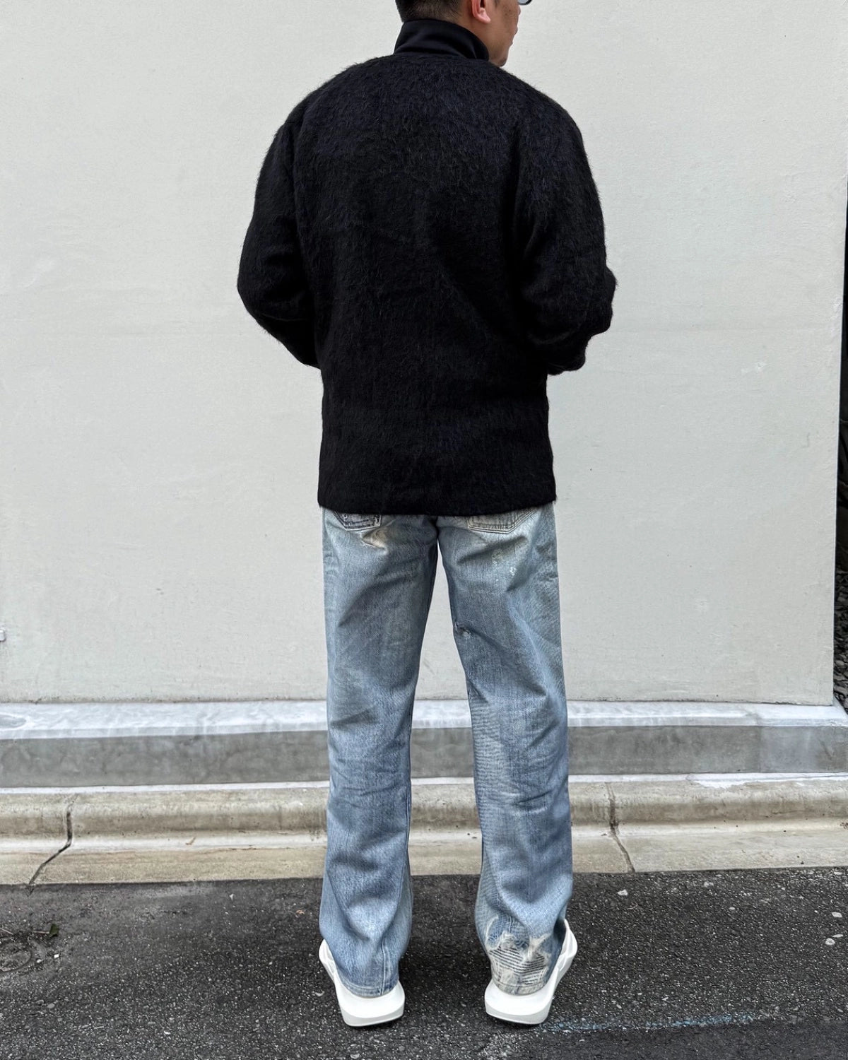 OUR LEGACY / CARDIGAN Black Mohair (M4206CBM)