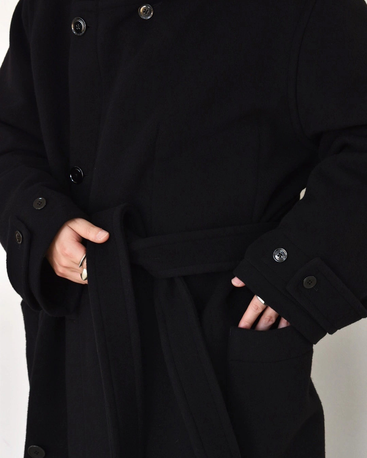 LEMAIRE / WRAP COAT (CO1037 LF1116)
