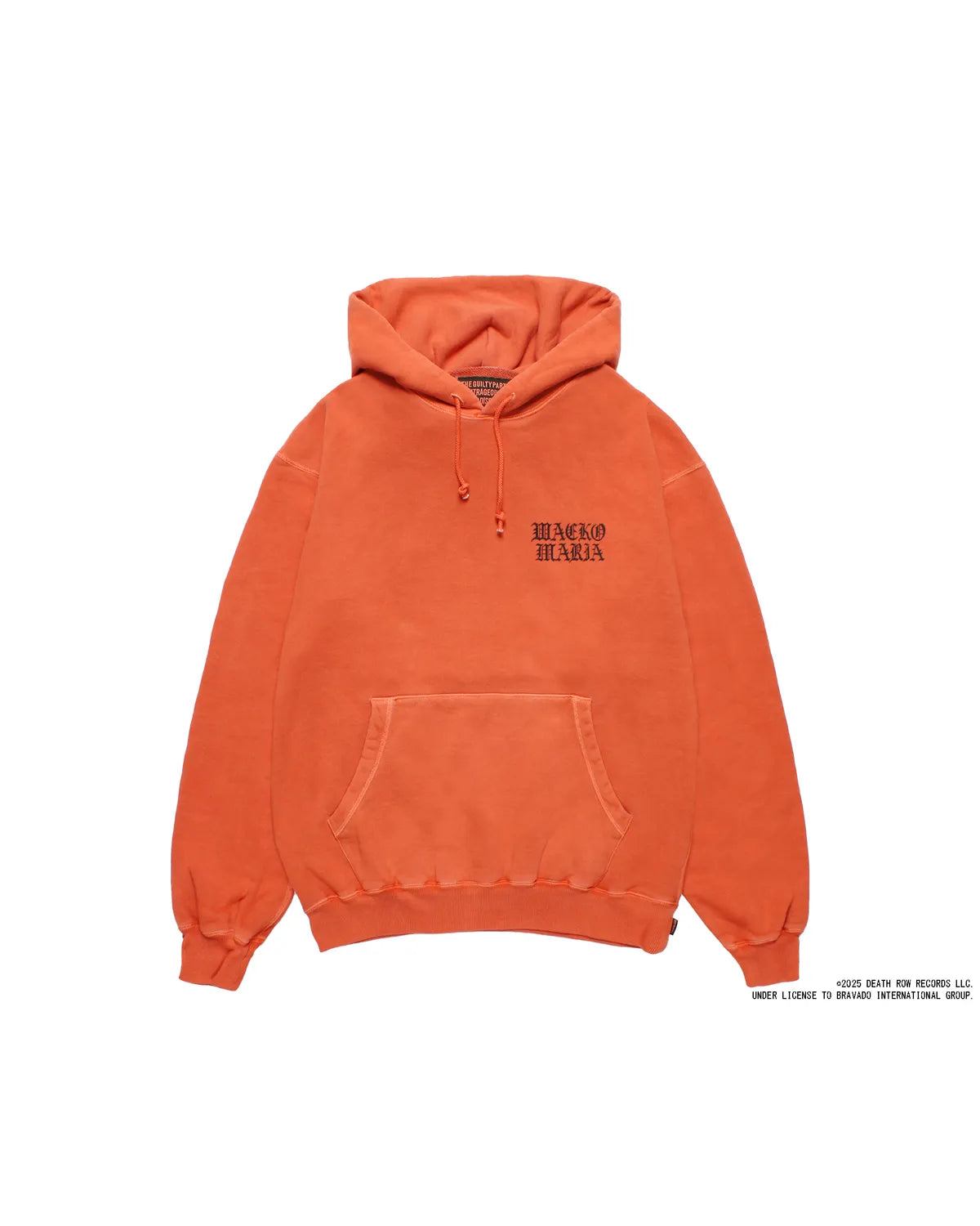 WACKO MARIA × DEATH ROW RECORDS / GARMENT DYED HOODED SWEAT SHIRT (DEATHROW-WM-SS02)