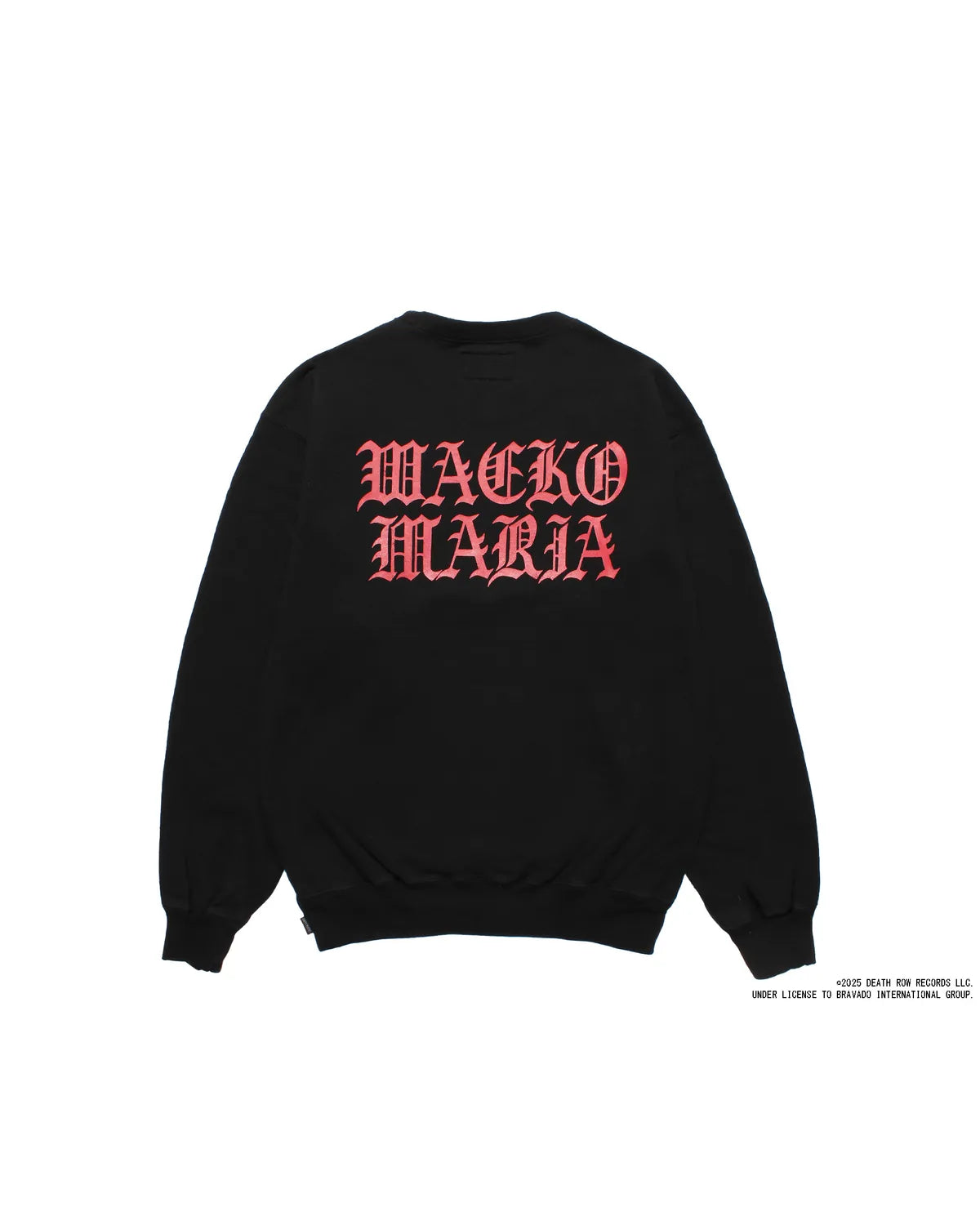 WACKO MARIA × DEATH ROW RECORDS / GARMENT DYED CREW NECK SWEAT SHIRT (DEATHROW-WM-SS03)