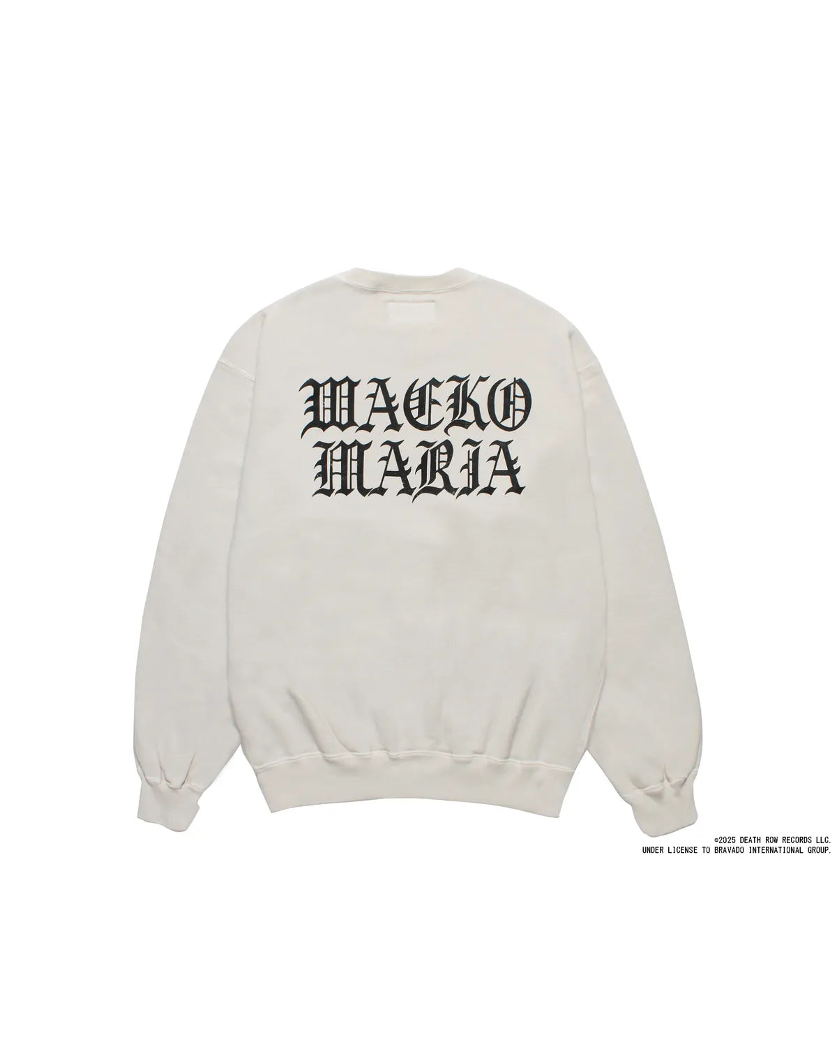 WACKO MARIA × DEATH ROW RECORDS / GARMENT DYED CREW NECK SWEAT SHIRT (DEATHROW-WM-SS03)
