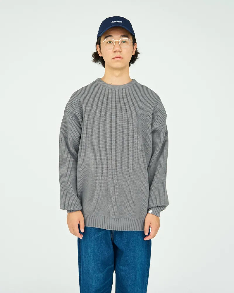 FreshService / DELTA SLX CREW NECK KNIT (FSC253-80168B)