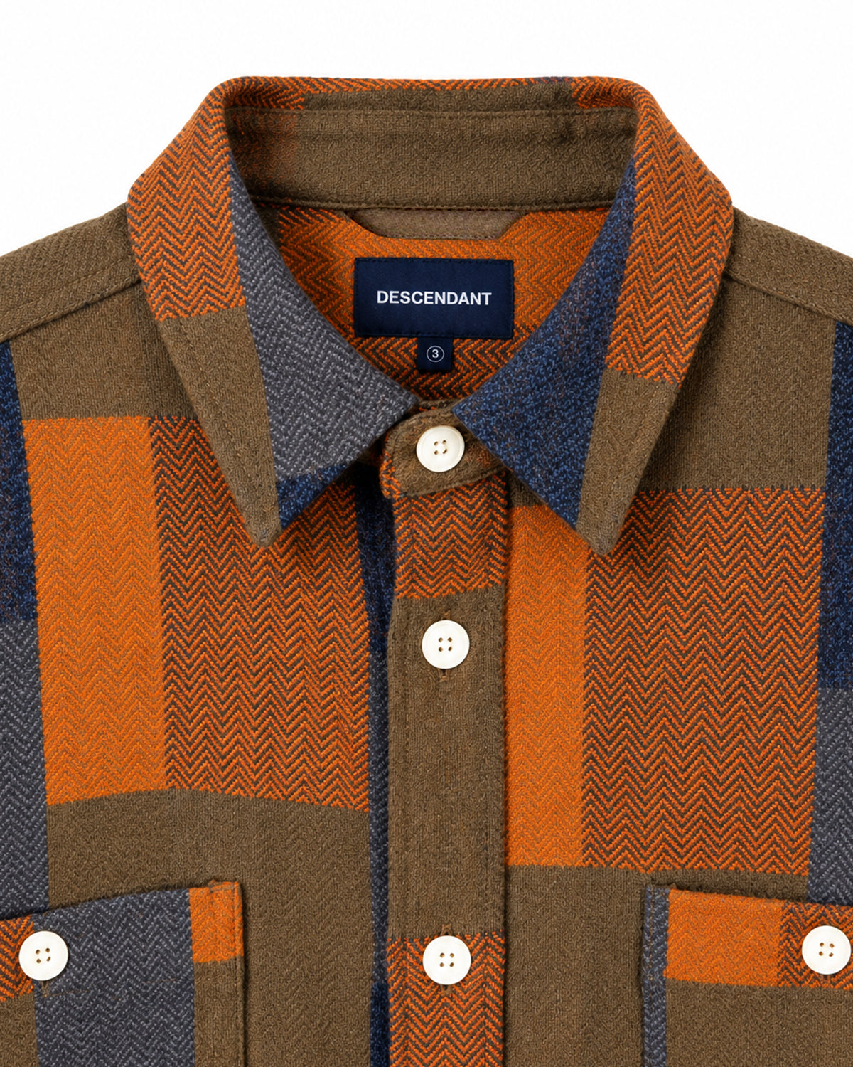 DESCENDANT / VANNING PLAID LS SHIRT (262CPDS-SHM02)