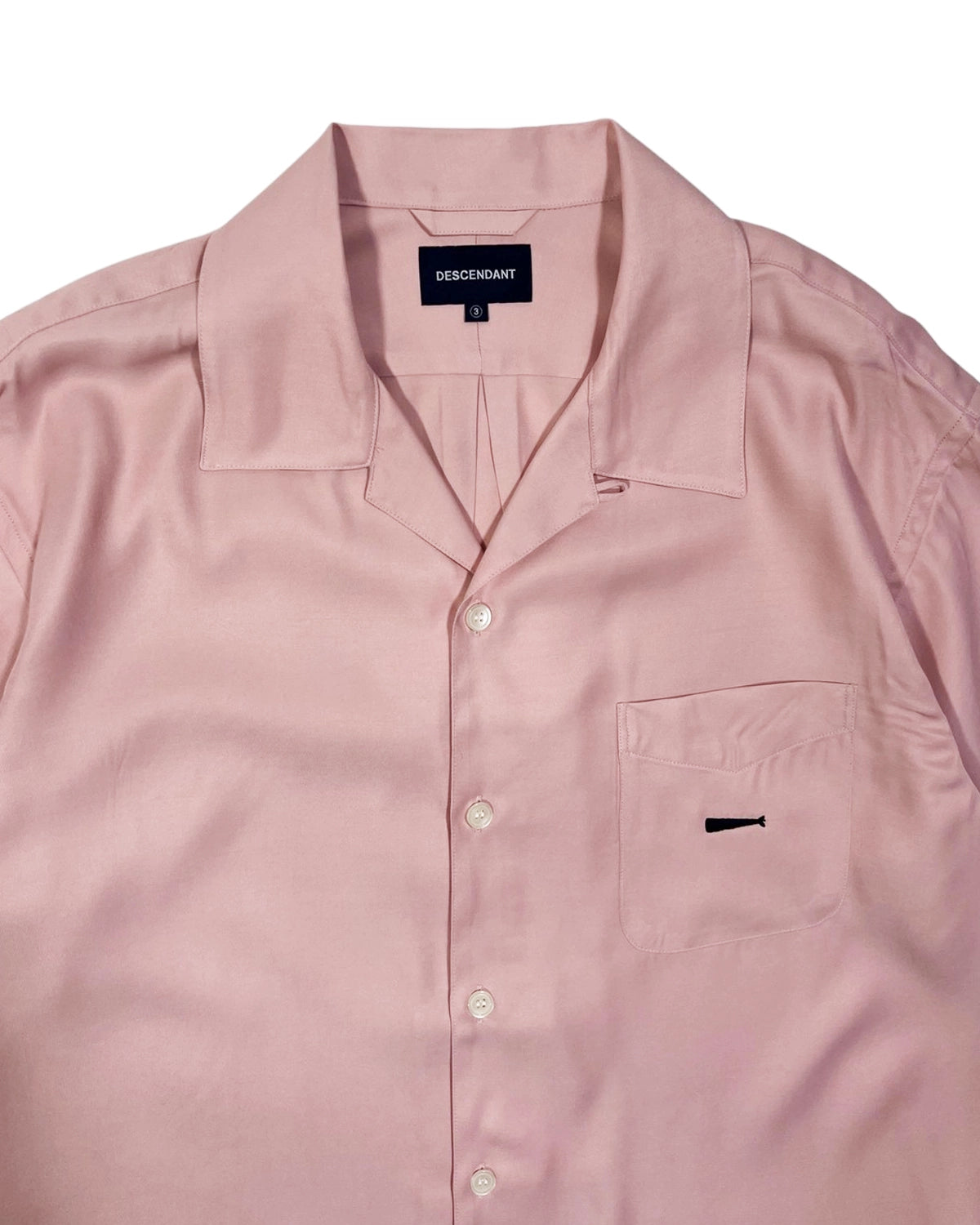 DESCENDANT / PIER OPEN COLLAR SS SHIRT (251TQDS-SHM06)