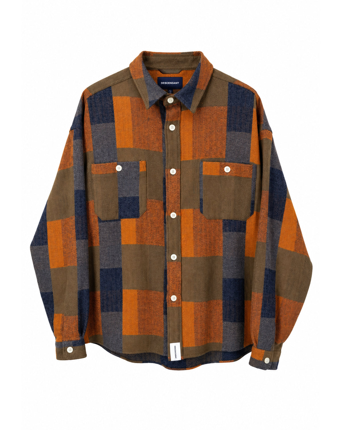 DESCENDANT の VANNING PLAID LS SHIRT (262CPDS-SHM02)