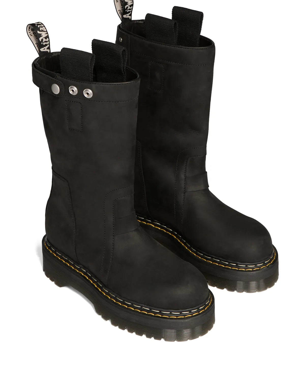 Rick Owens × DR. MARTENS / QUAD SOLE PULL ON BOOT (DM02F1814)