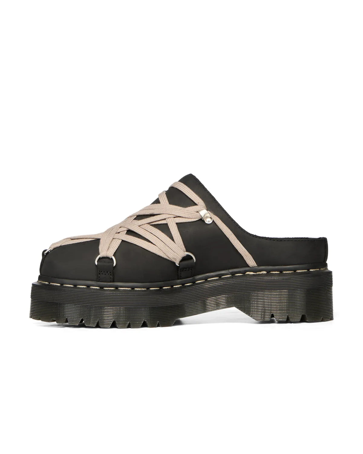 Rick Owens × DR. MARTENS / QUAD SOLE MEGALACE MULE (DM02F1815)