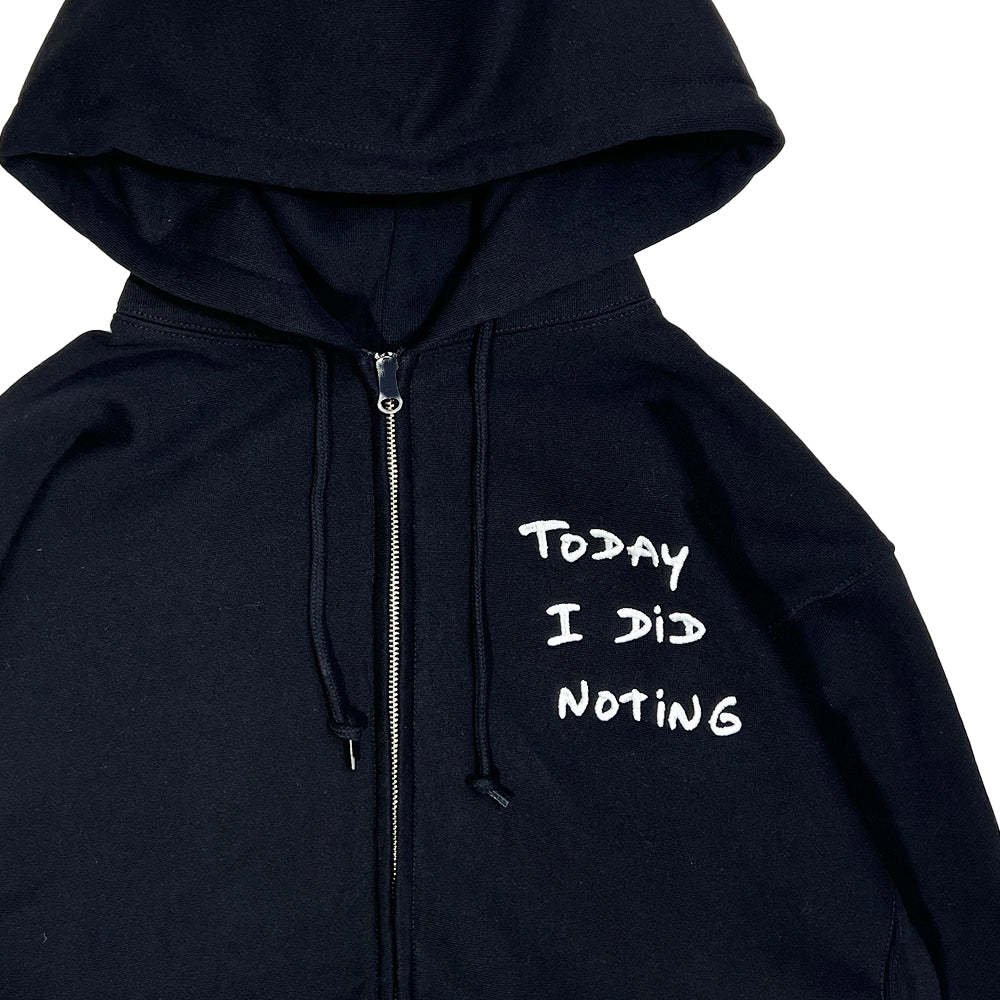 Do Nothing Congress / ZIP-UP Hoodie "TODAY I DID"