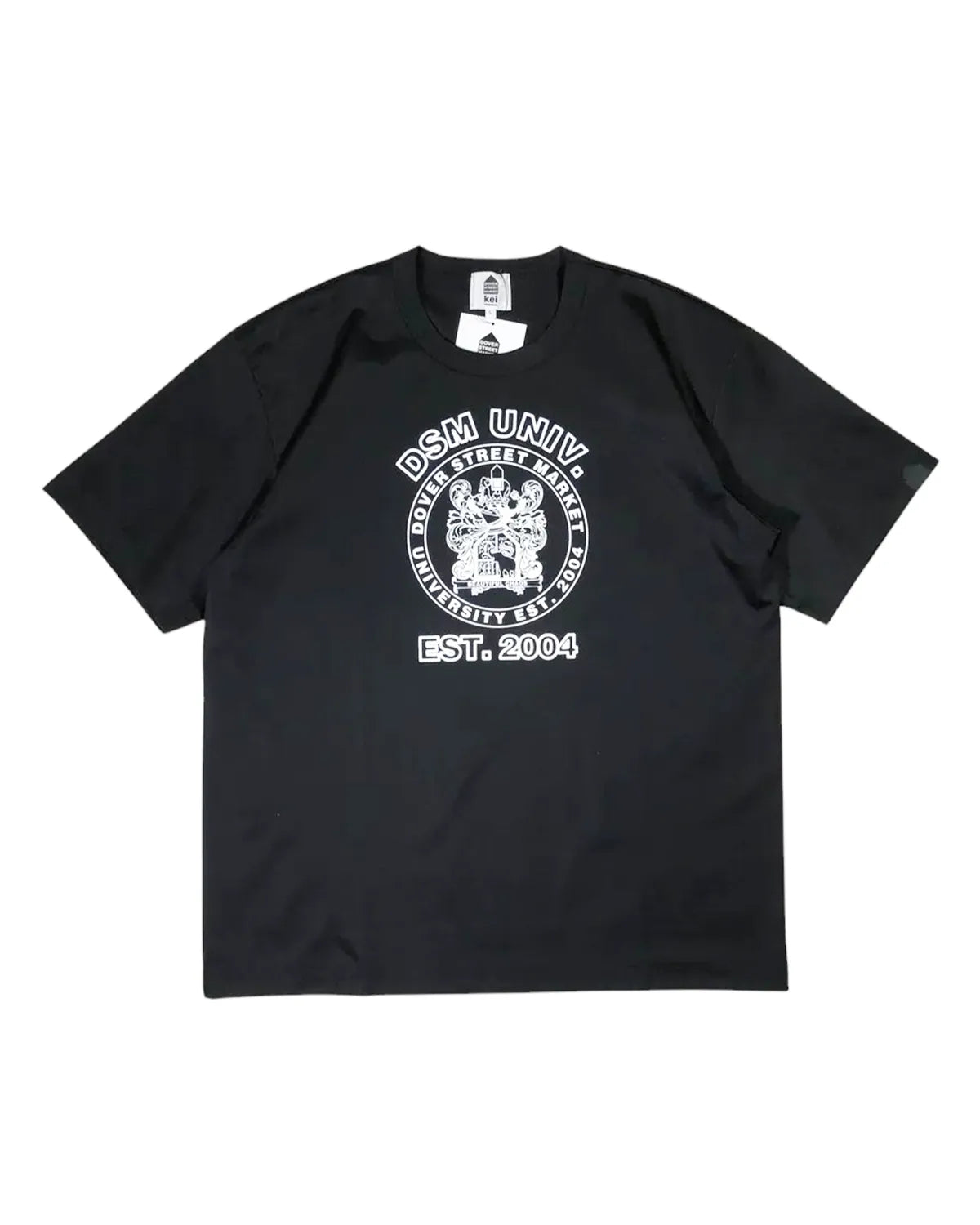 DOVER STREET MARKET kei ninomiya の SS T-SHIRT "DSM UNIVERSITY" COTTON PONTE KNIT (DSM01T004)
