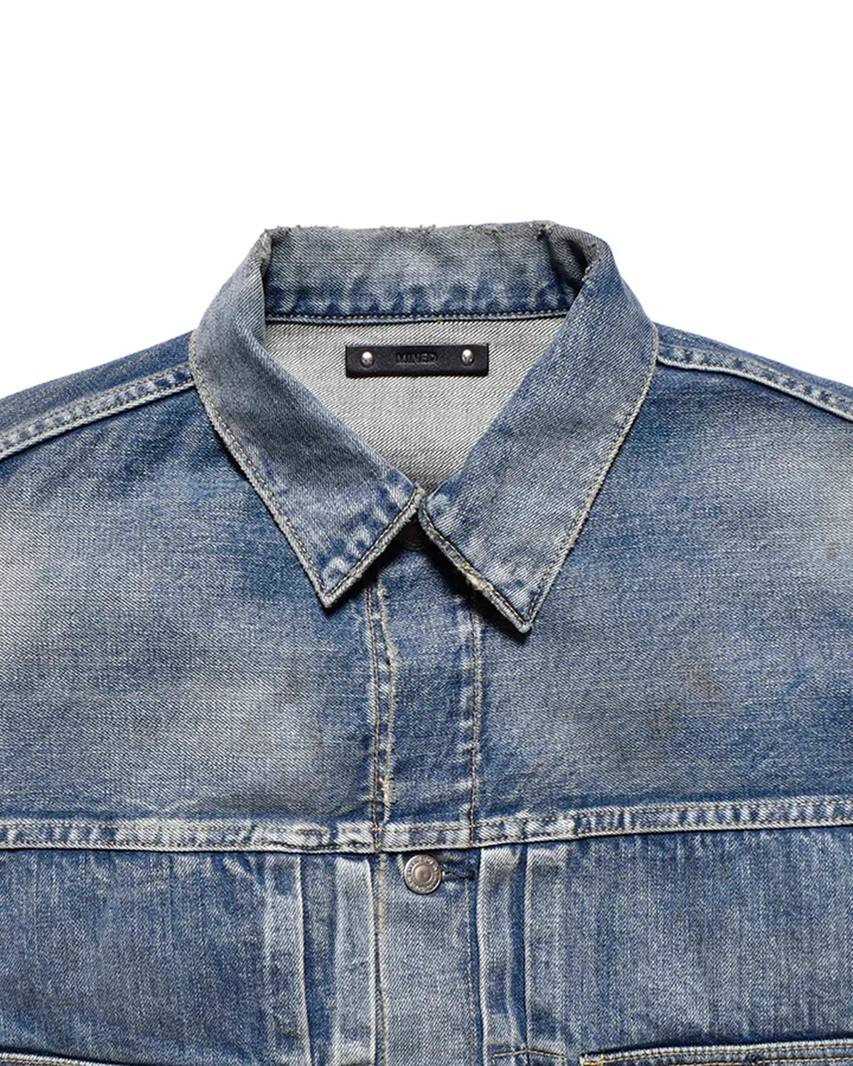 MINEDENIM × MARVIN / “Andy Print” Denim Trucker Jacket USD (MND-MRV007)