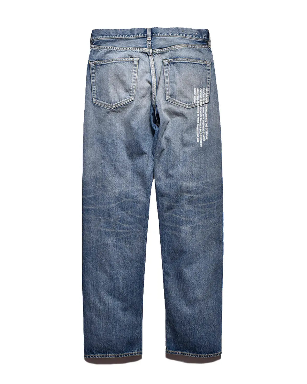 MINEDENIM × MARVIN / “Typo Print” Denim 5Pocket USD (MND-MRV009)