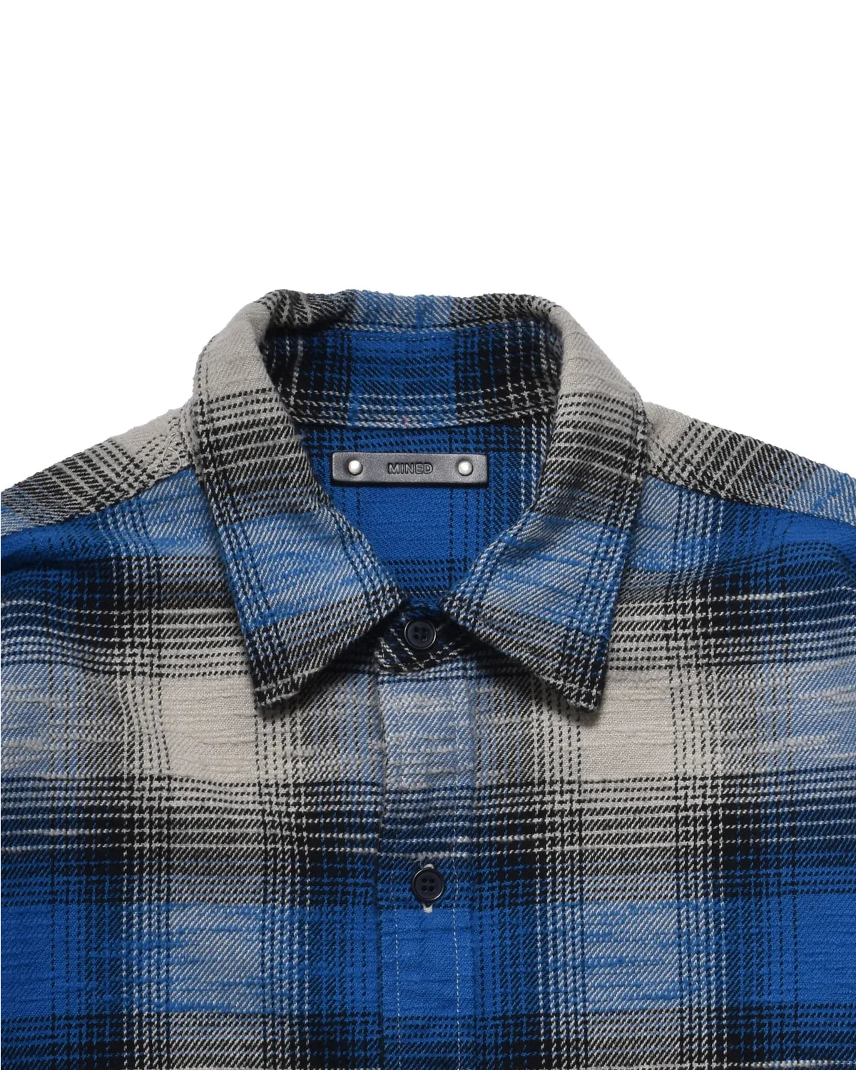 MINEDENIM / Heavy Cotton Flannel Ombre Work Shirt (MDFBF09503)