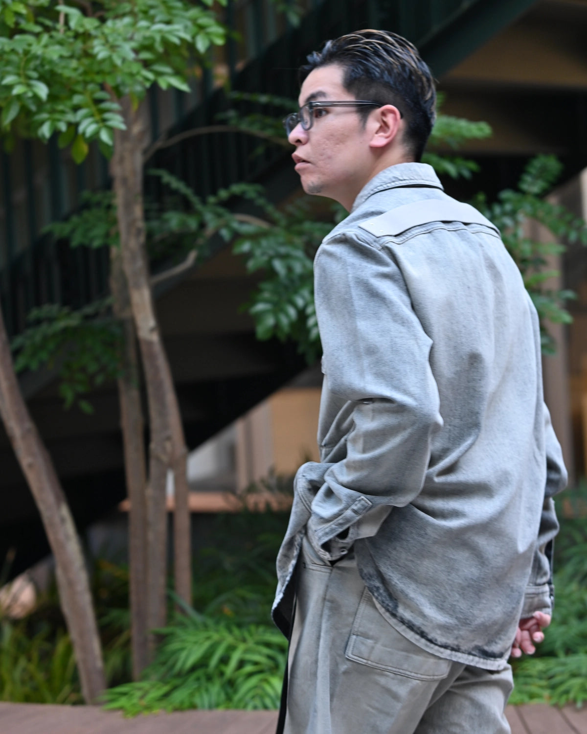 Rick Owens DRKSHDW / OUTER SHIRT (DU02F6755)