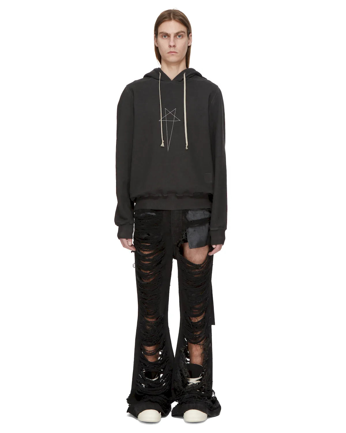Rick Owens DRKSHDW / OVERSIZED HOODIE (DU02F6262)
